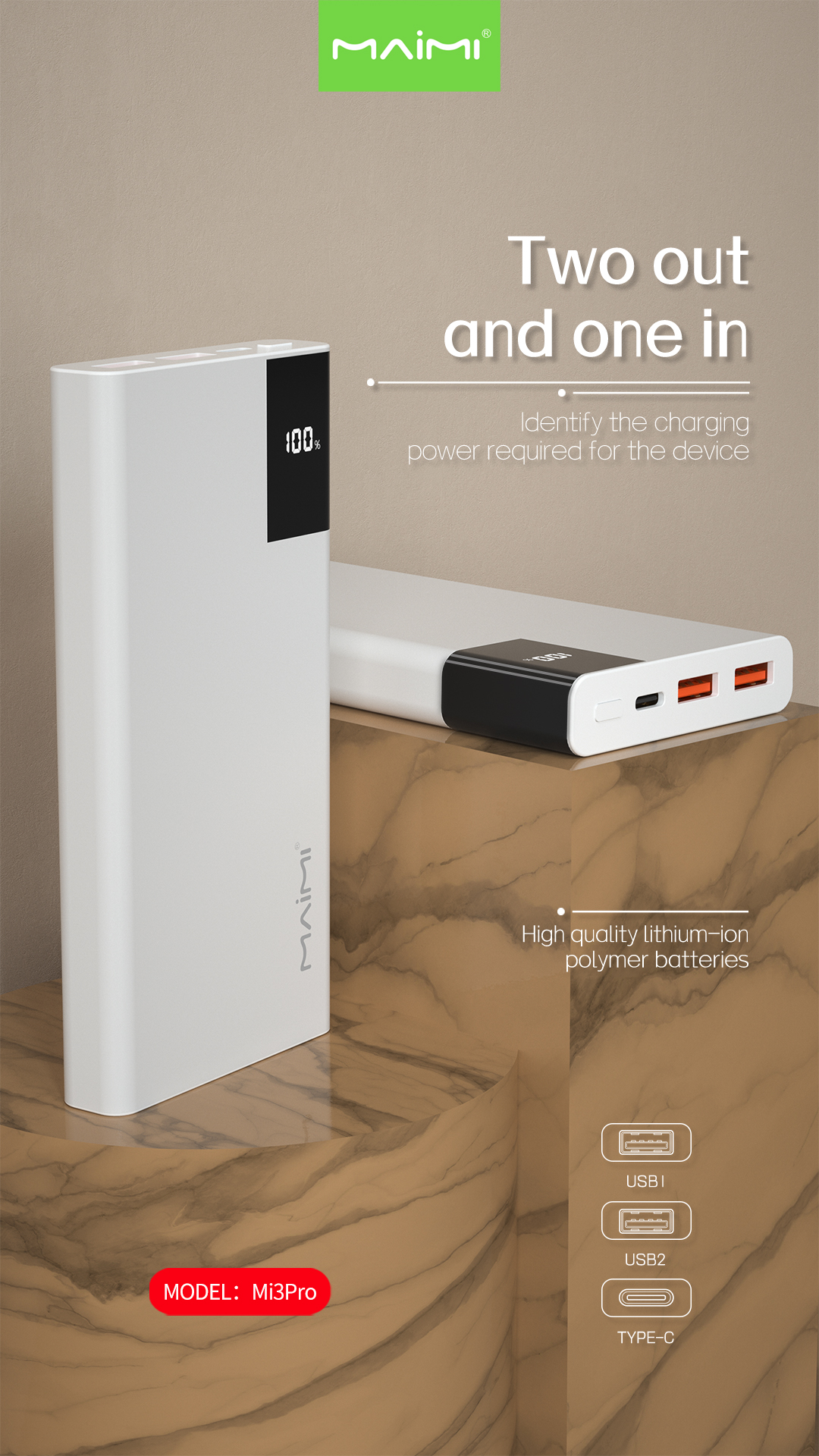 Mi3 Pro Power Bank
