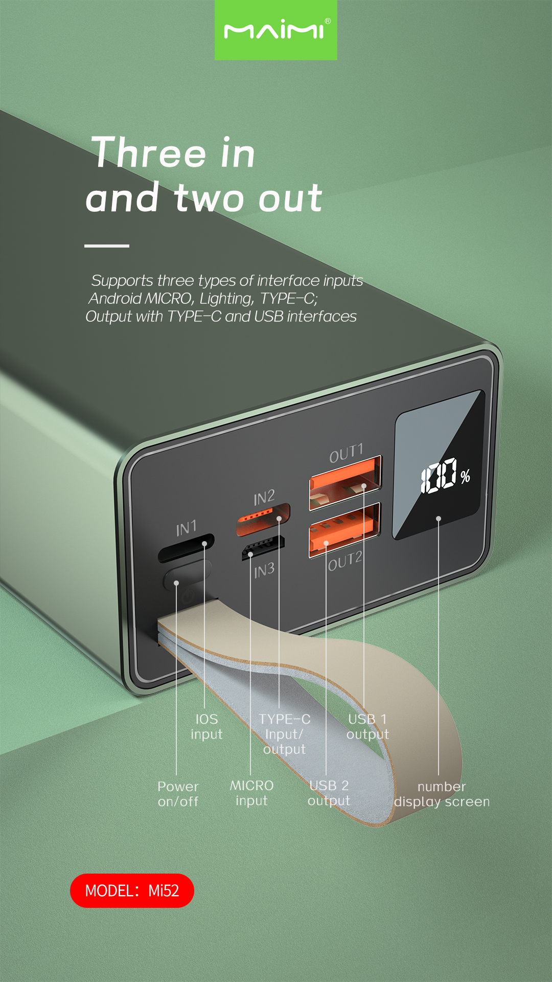 Mi52 Power Bank Mi52 Power Bank