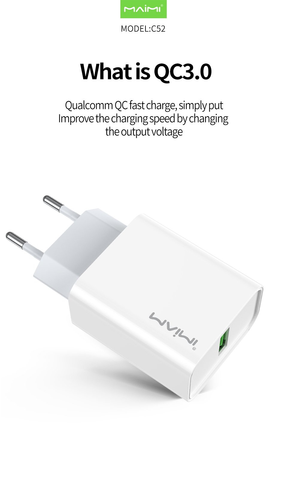 C52 Wall Charger EU C52 Wall Charger EU