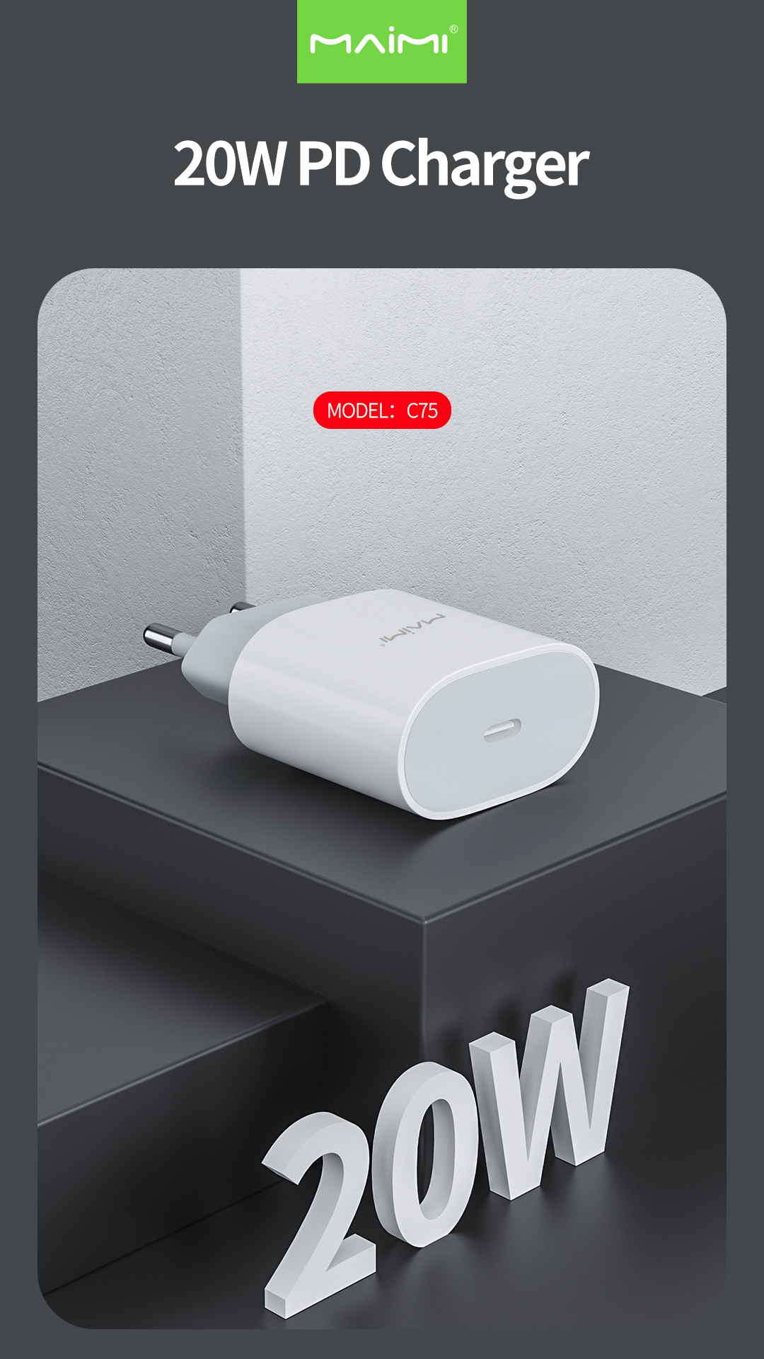 C75 Wall Charger EU C75 Wall Charger EU