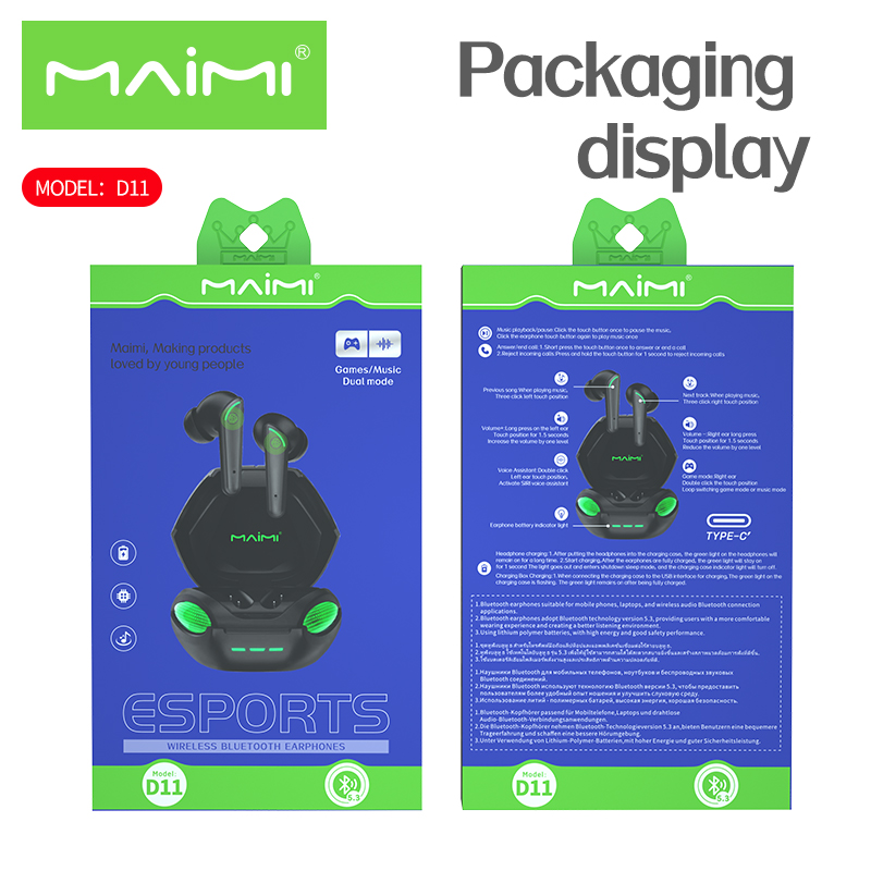 D11 TWS Earbuds D11 TWS Earbuds