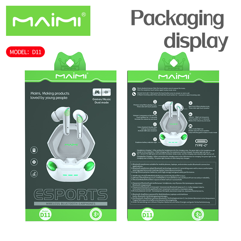 D11 TWS Earbuds D11 TWS Earbuds