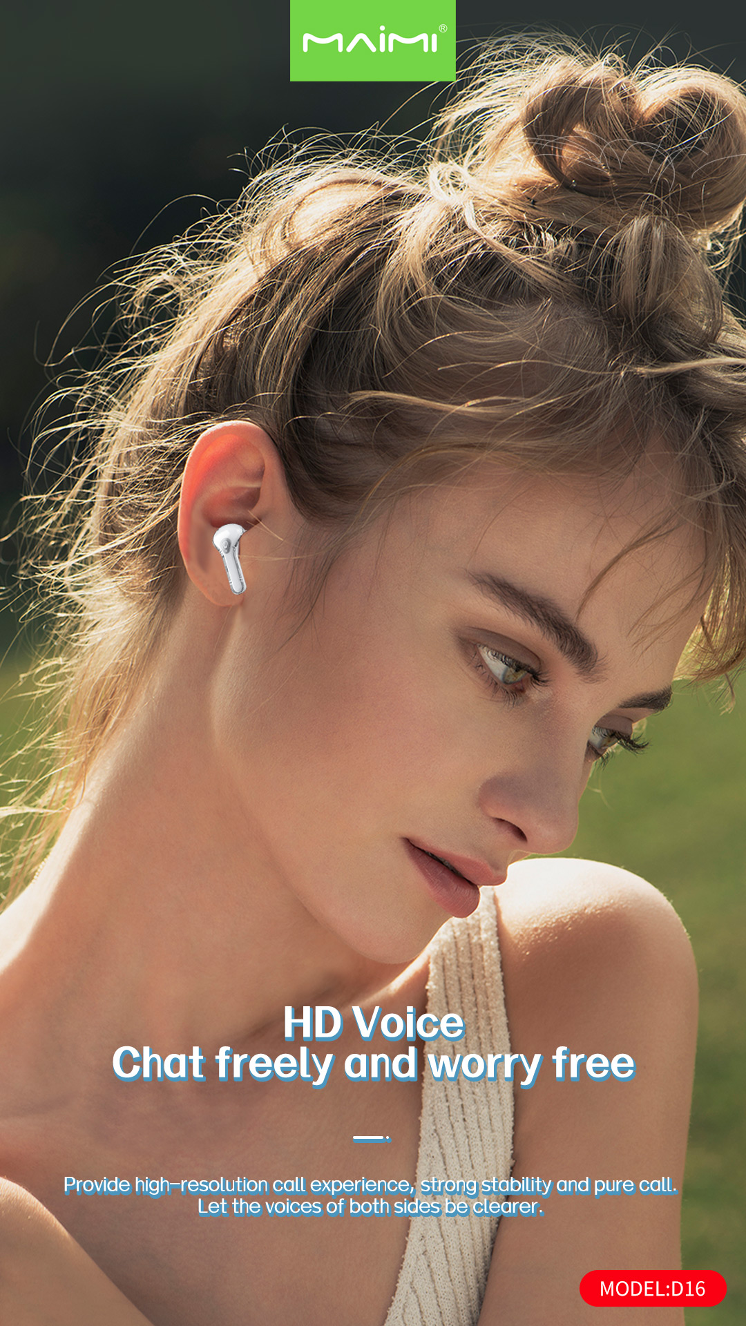 D16 TWS Earbuds D16 TWS Earbuds