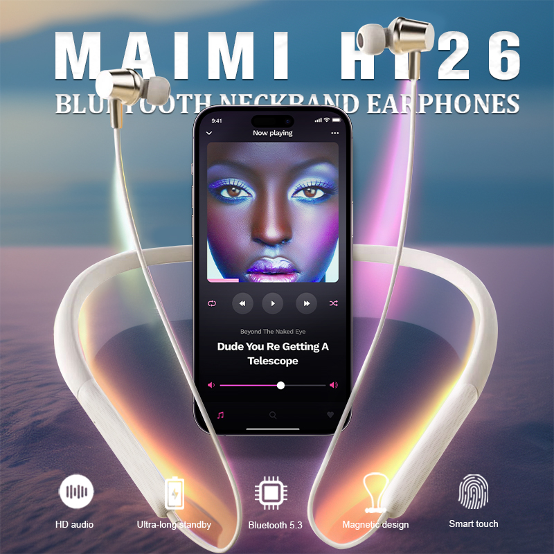 HL26 Neckband Blueooth Headphones