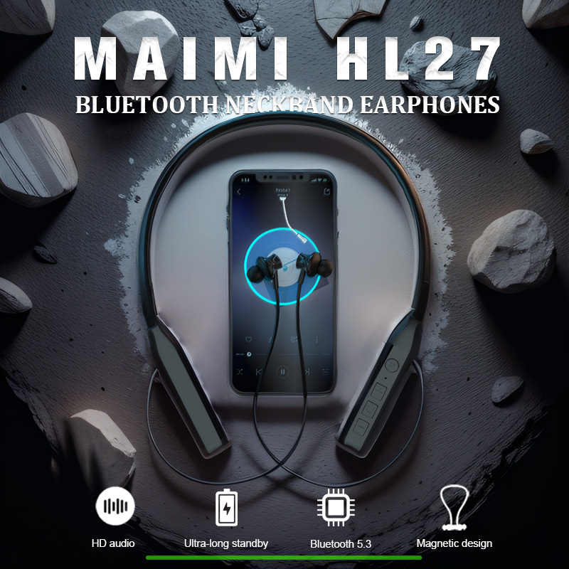 HL27 Neckband Bluetooth Headphones
