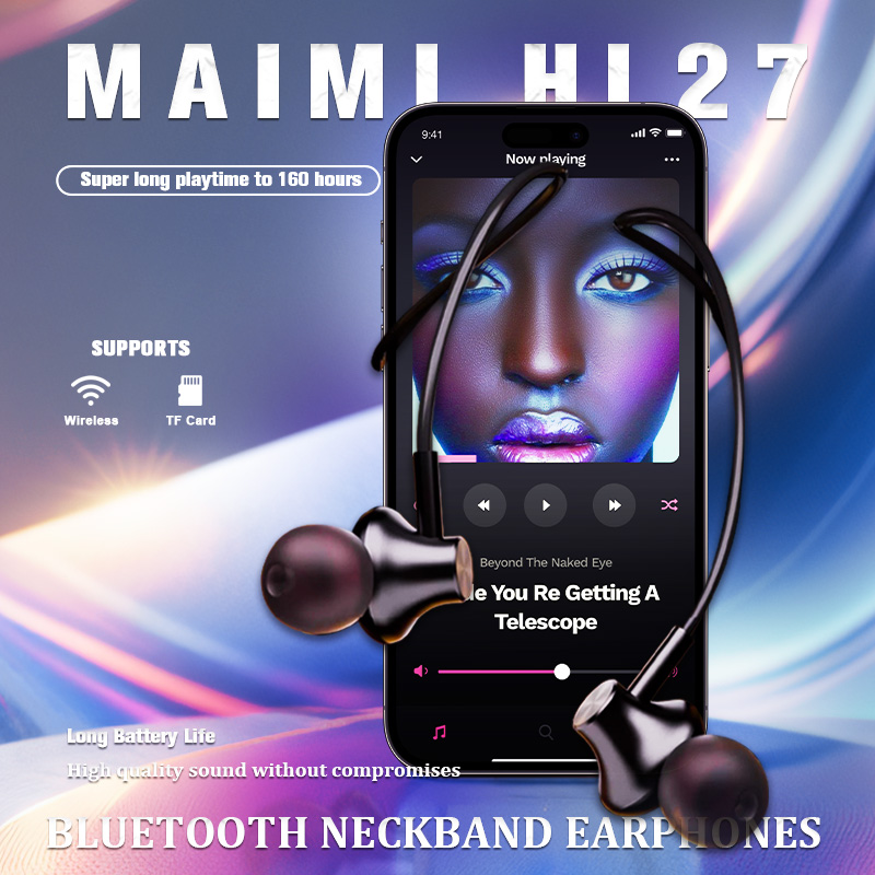 HL27 Neckband Bluetooth Headphones