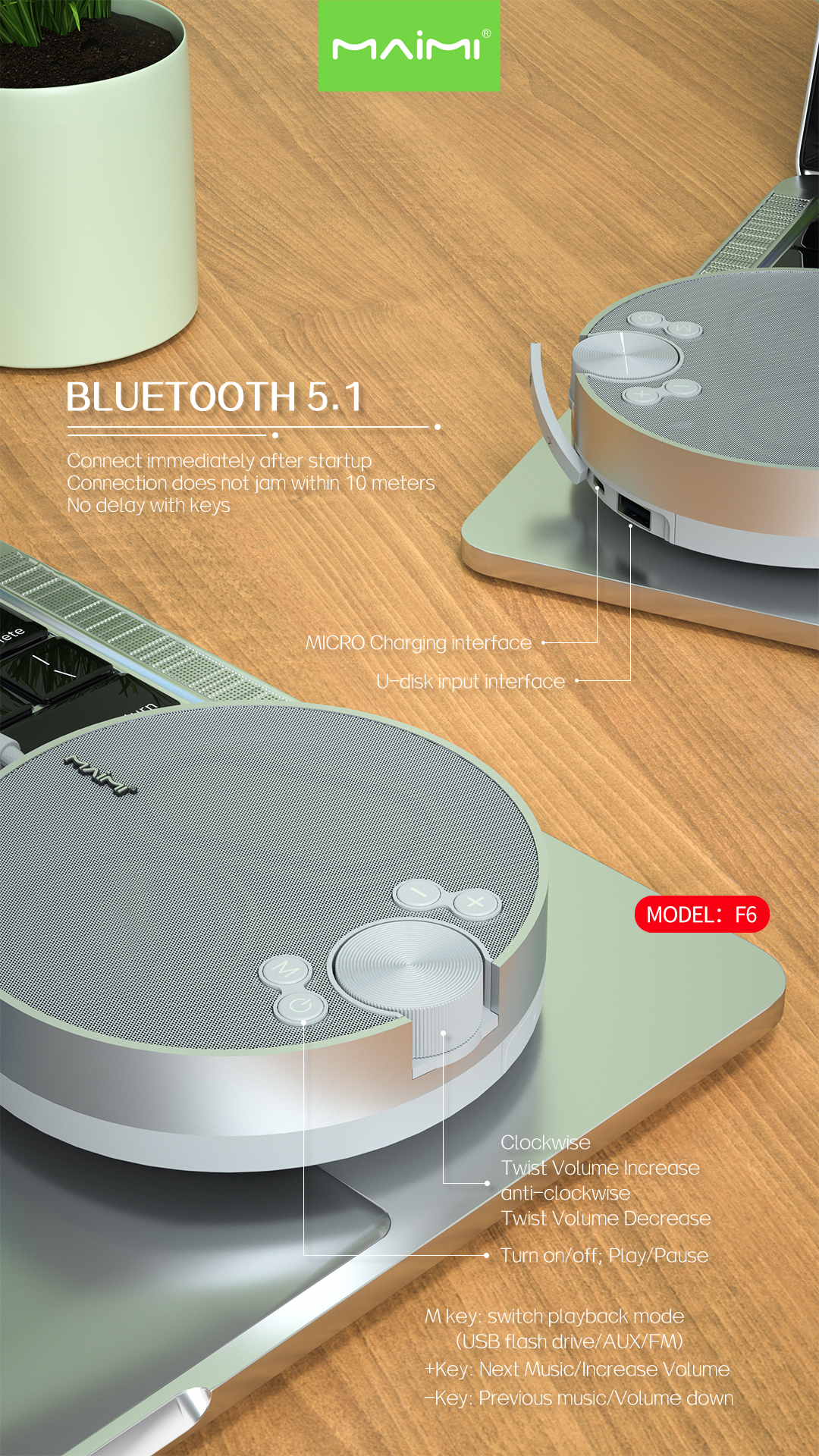 F6 Bluetooth Speaker F6 Bluetooth Speaker