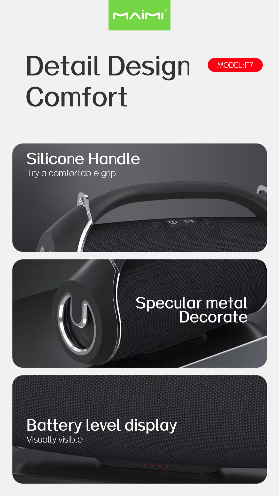 F7 Bluetooth Speaker