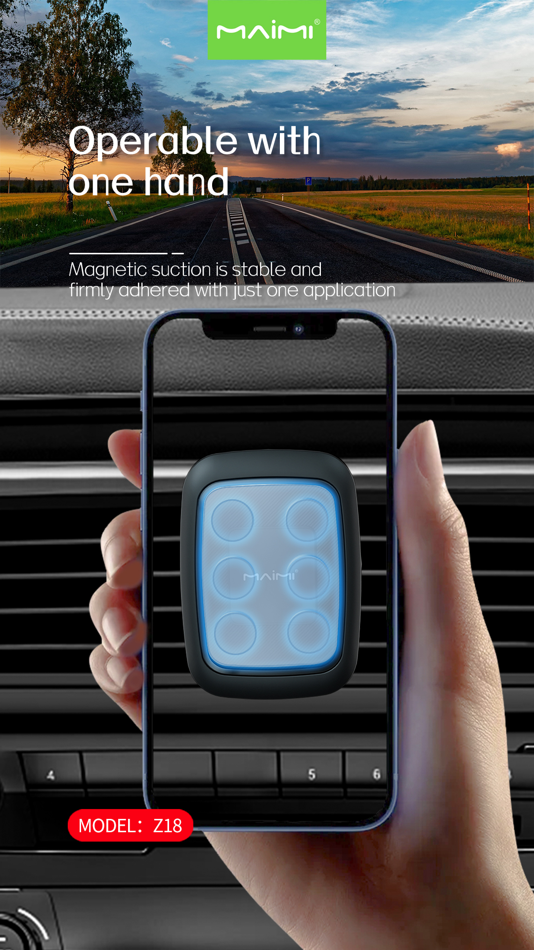 Z18 Magnetic Car Mount 
