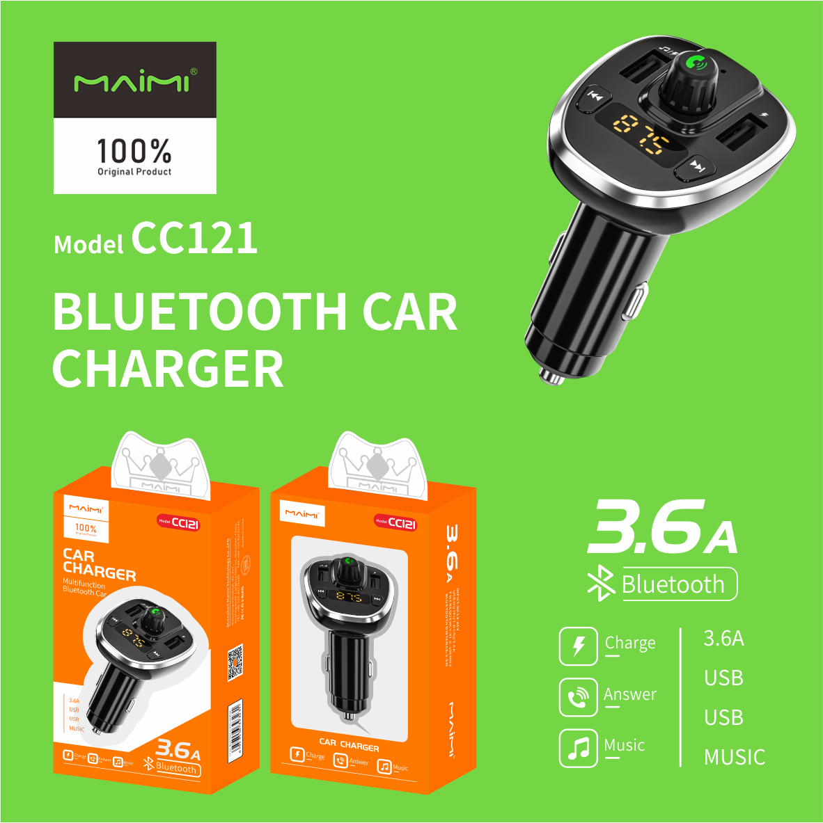 CC121 Car Charger
