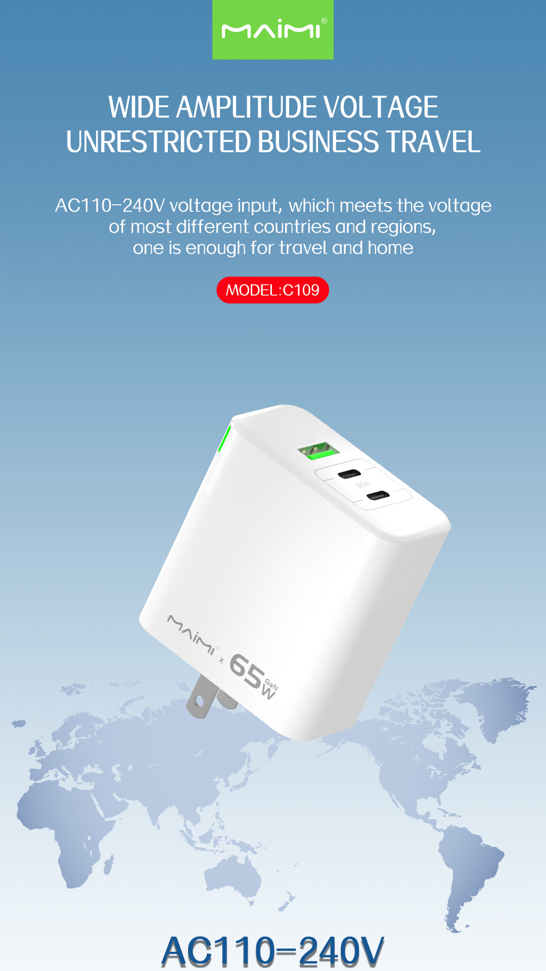 C109 Wall Charger US C109 Wall Charger US