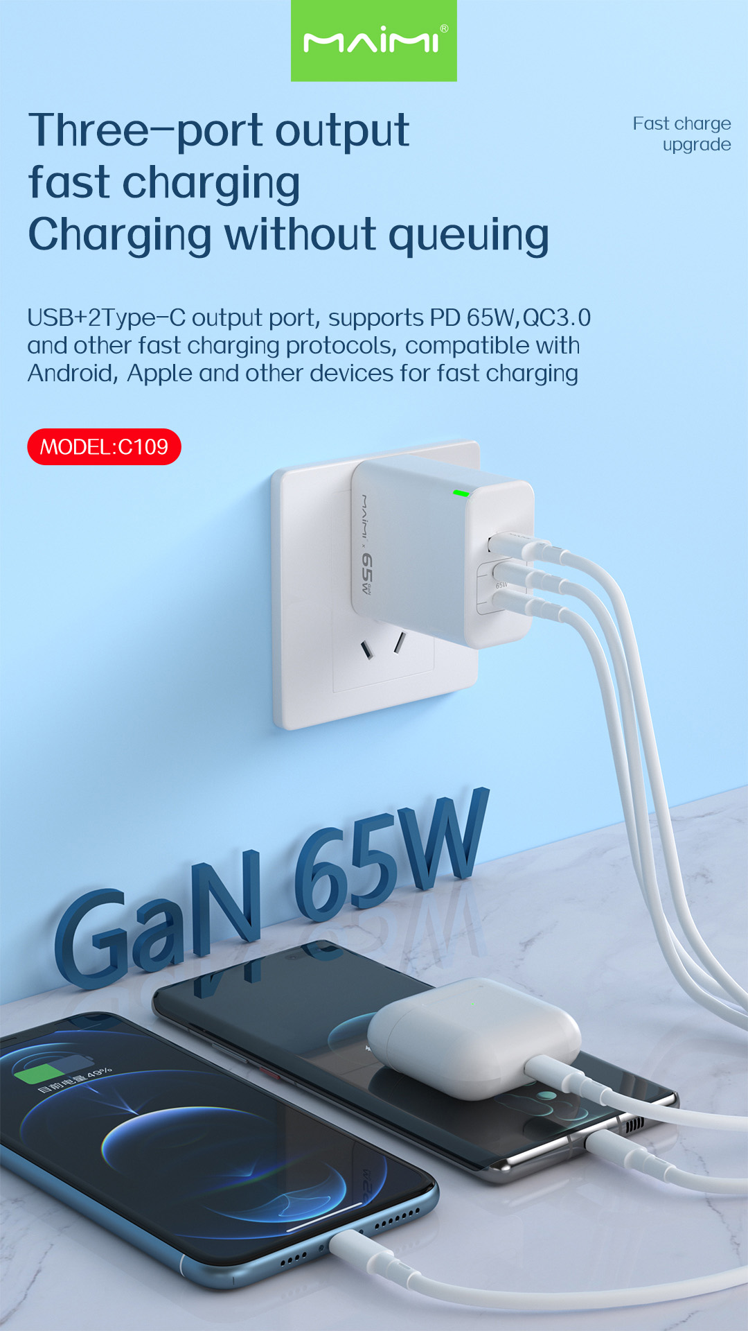 C109 Wall Charger US C109 Wall Charger US
