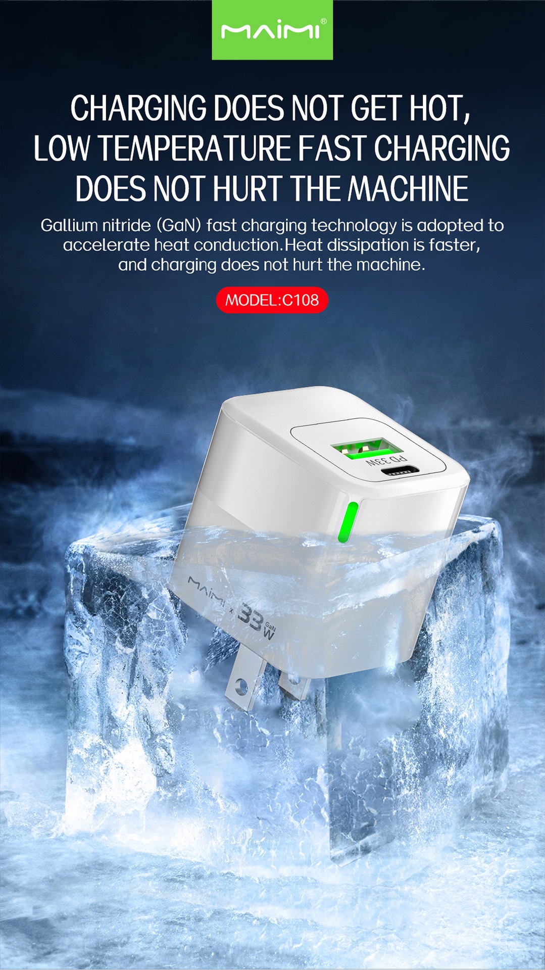 C108 Wall Charger US