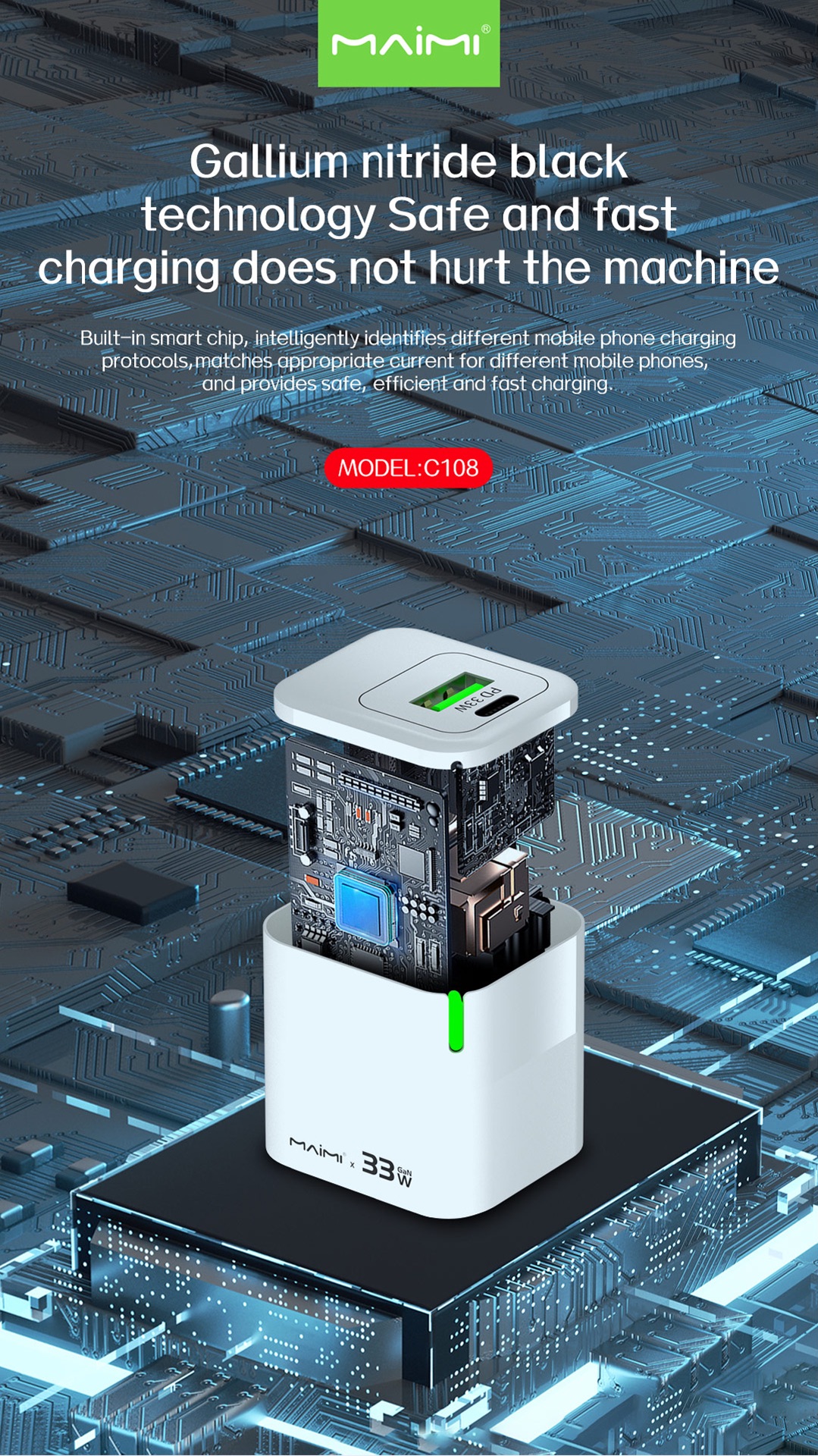 C108 Wall Charger US