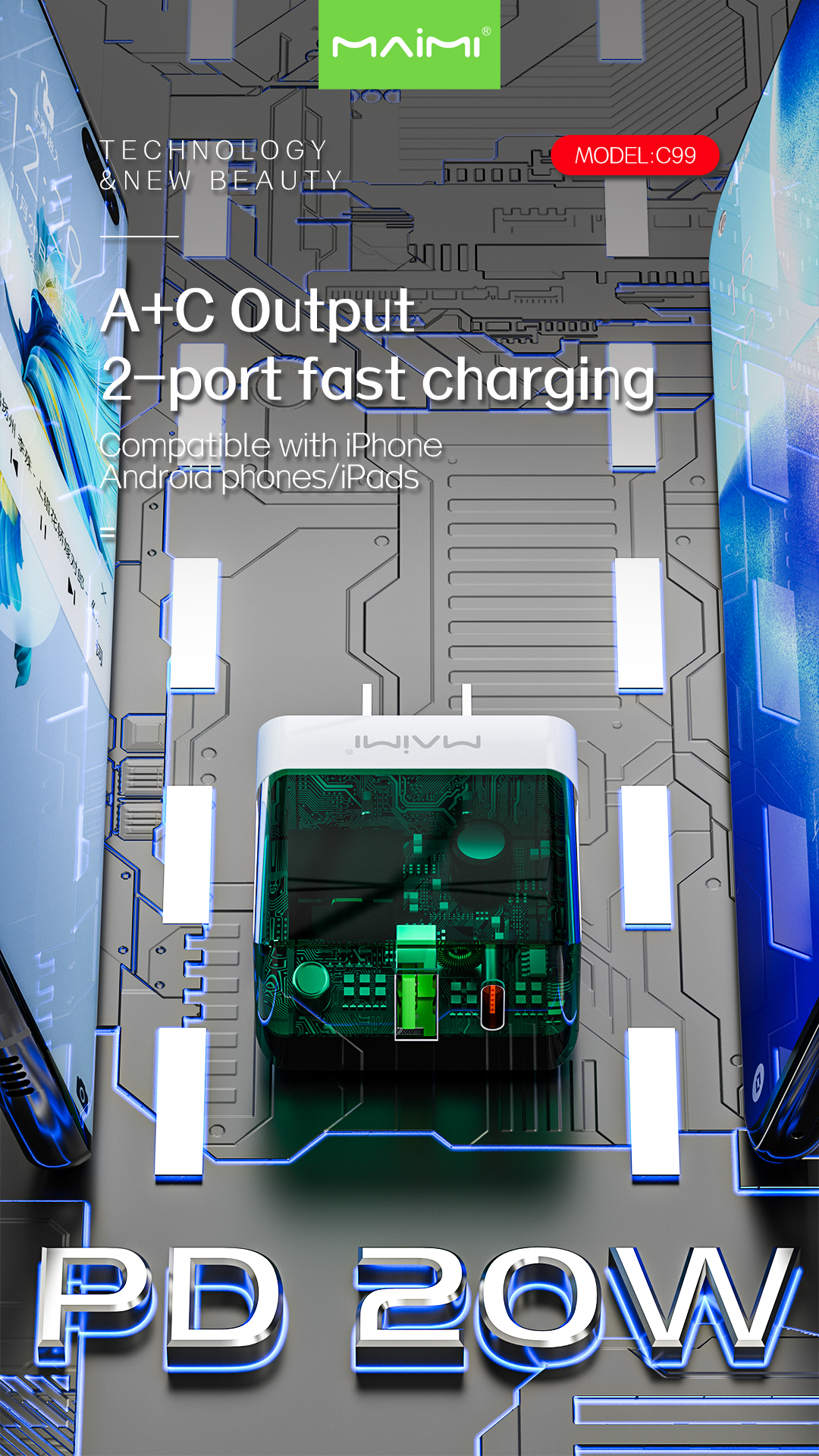 C99 Wall Charger US C99 Wall Charger US