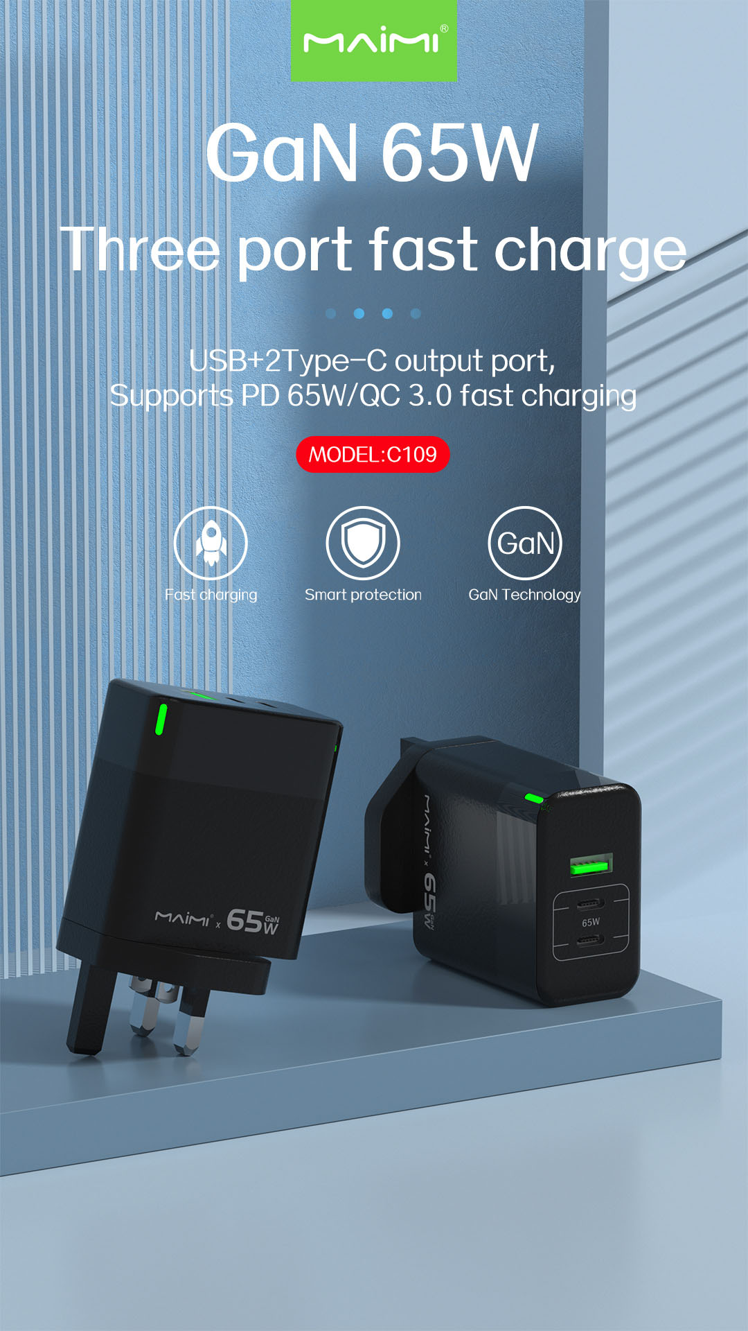 C109 Wall Charger UK