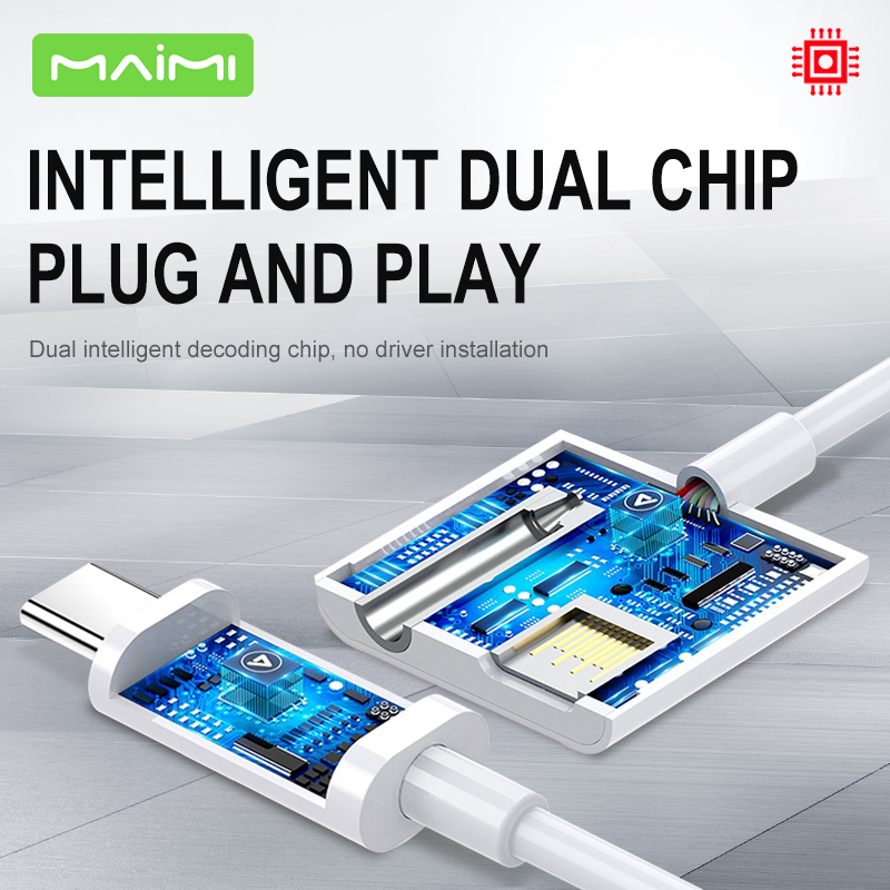 2 in 1 Headphone Jack Adapter