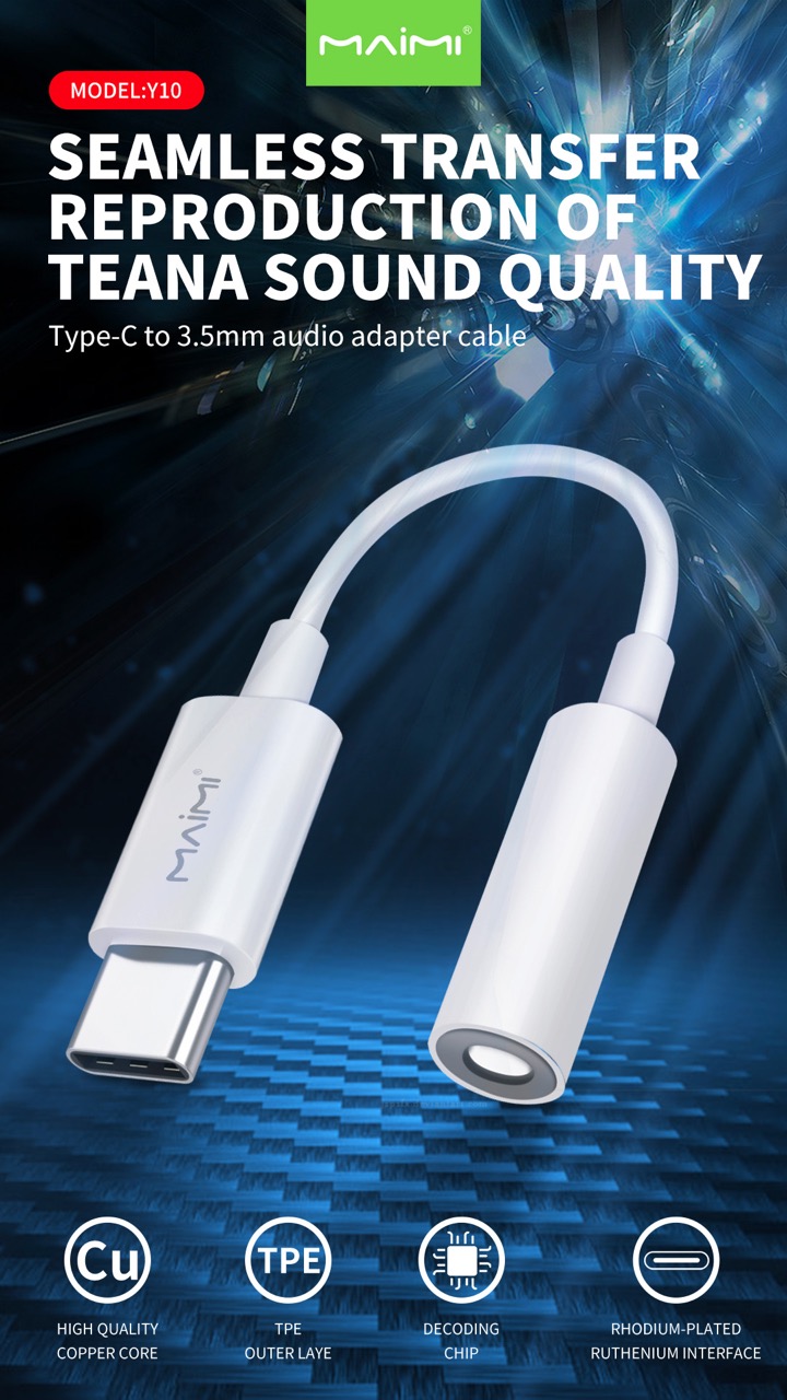 Y10 Headphone Jack Adapter Y10 Headphone Jack Adapter