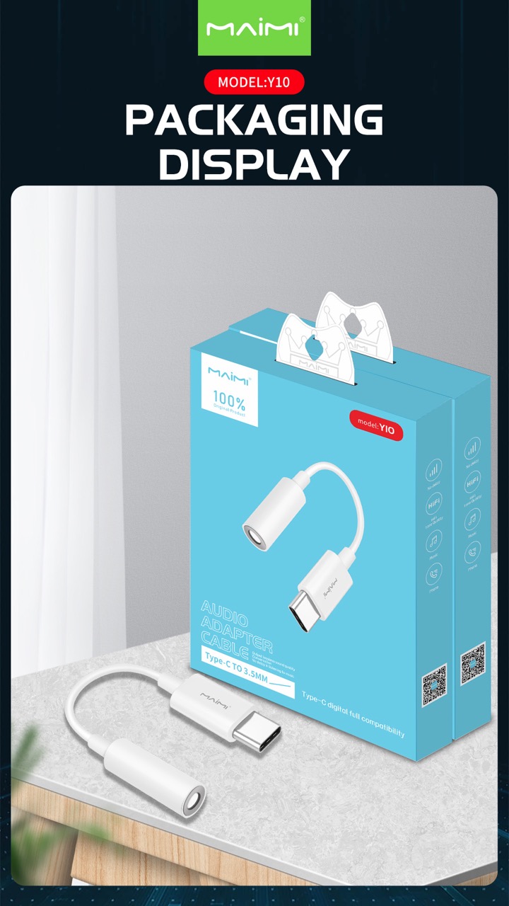 Y10 Headphone Jack Adapter Y10 Headphone Jack Adapter