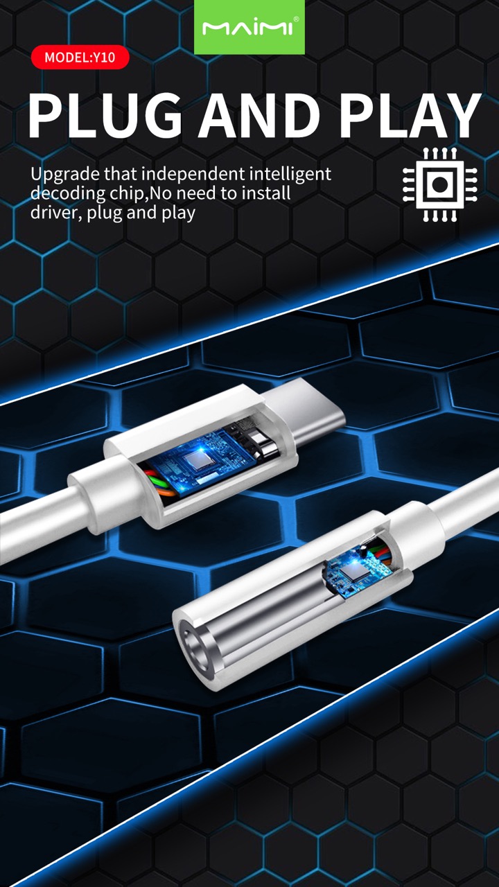Y10 Headphone Jack Adapter Y10 Headphone Jack Adapter