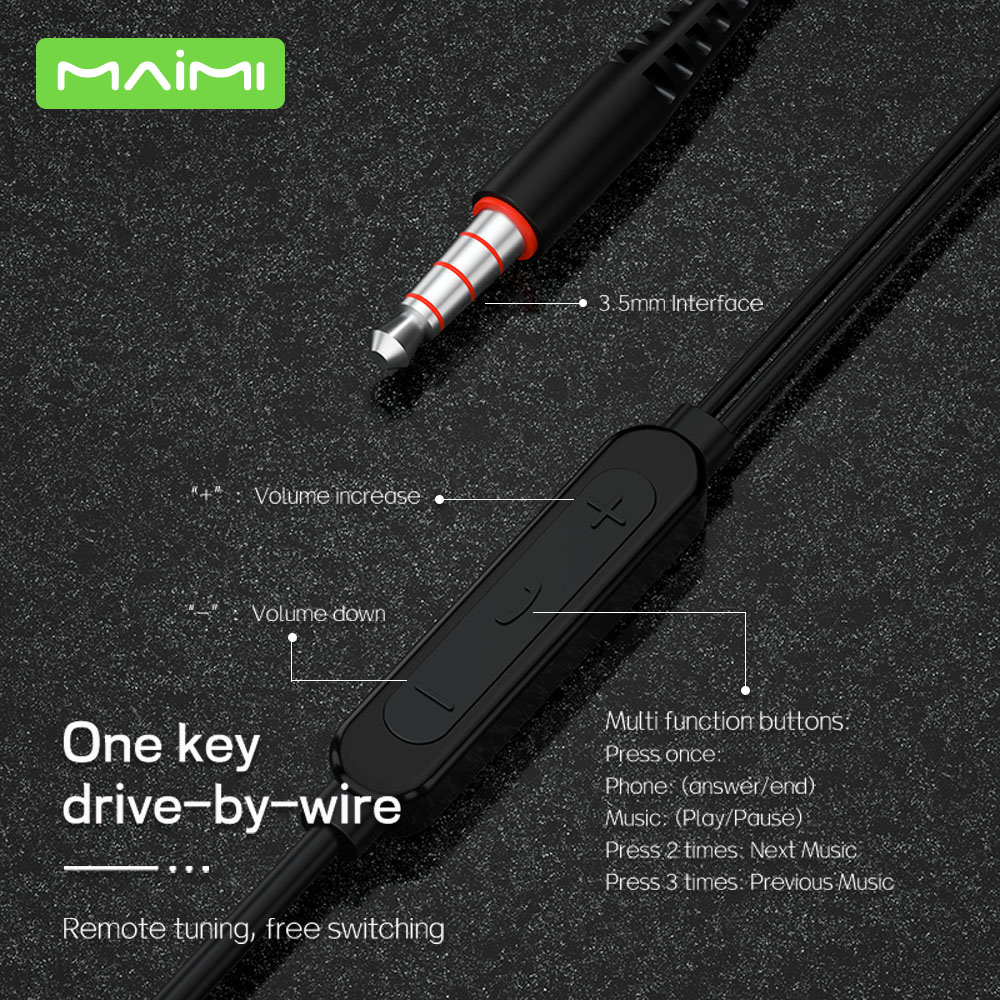 H52 3.5mm Wired Earphone
