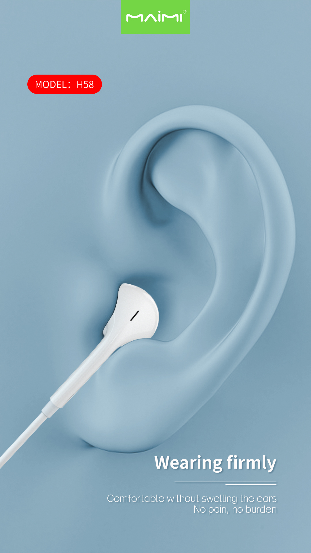 H58 Type-C Wired Earphone