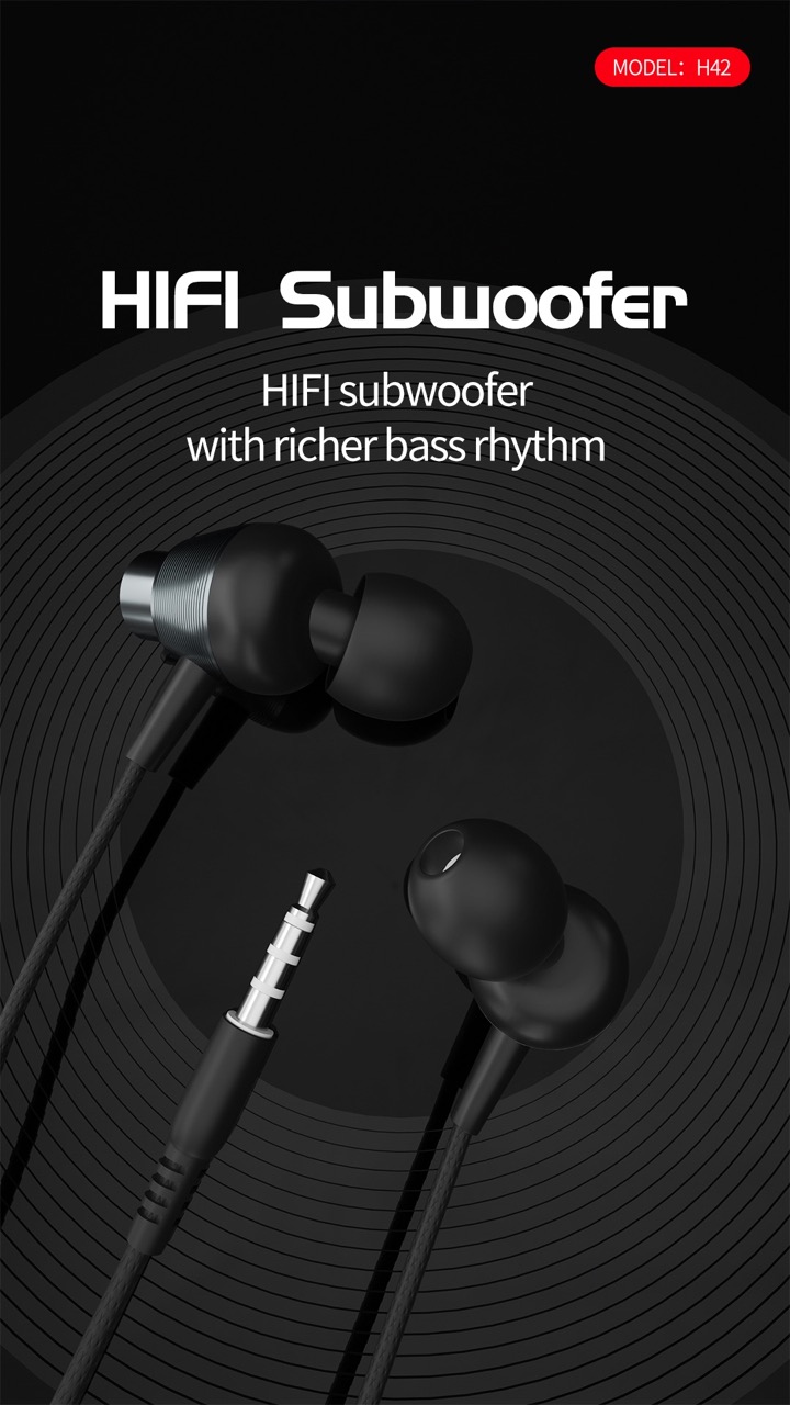 H42 3.5mm Wired Earphone