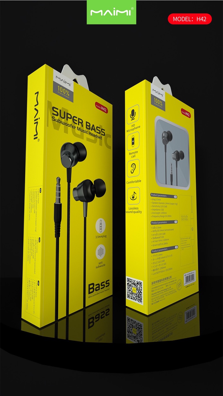 H42 3.5mm Wired Earphone