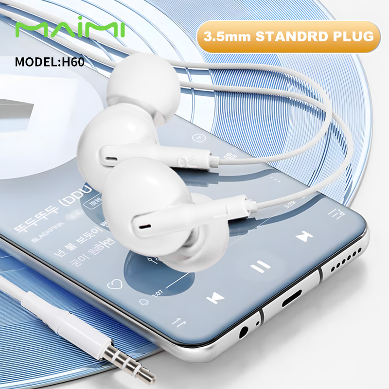 H60 3.5mm Wired Earphone H60 3.5mm Wired Earphone