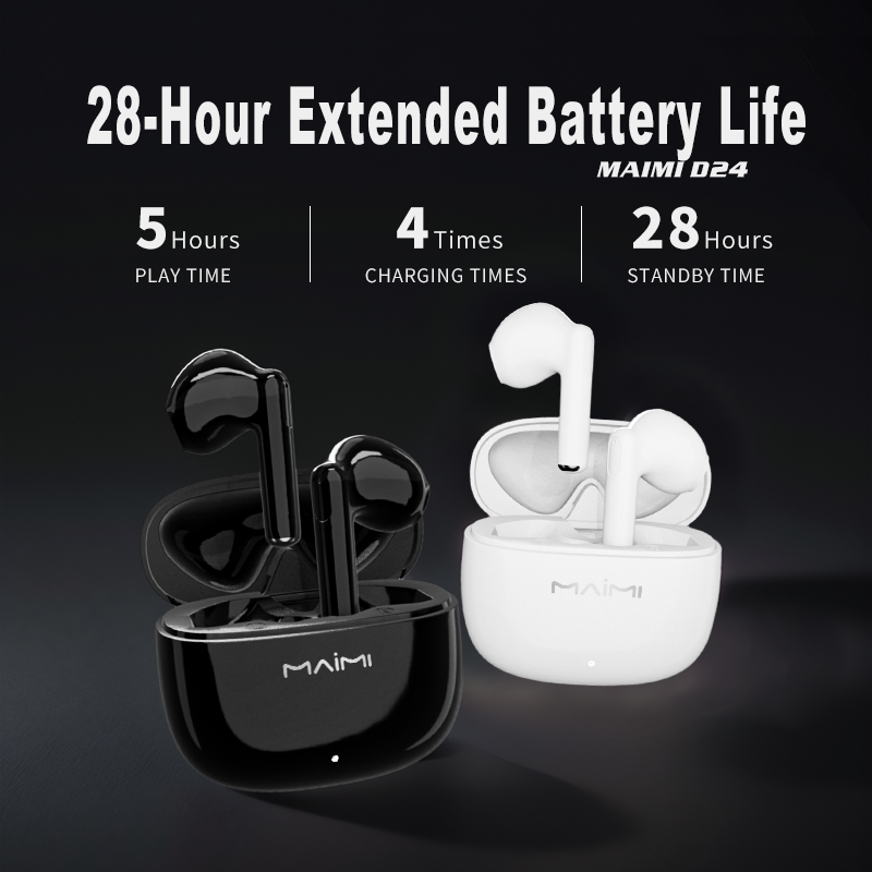D24 Semi-in-ear TWS Earbuds D24 Semi-in-ear TWS Earbuds
