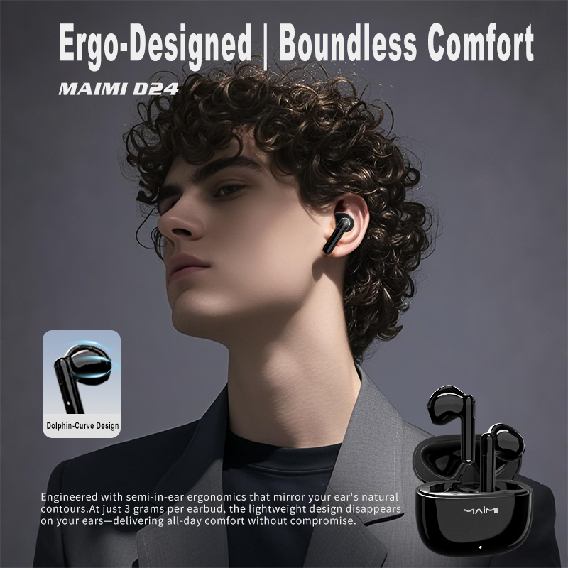 D24 Semi-in-ear TWS Earbuds D24 Semi-in-ear TWS Earbuds