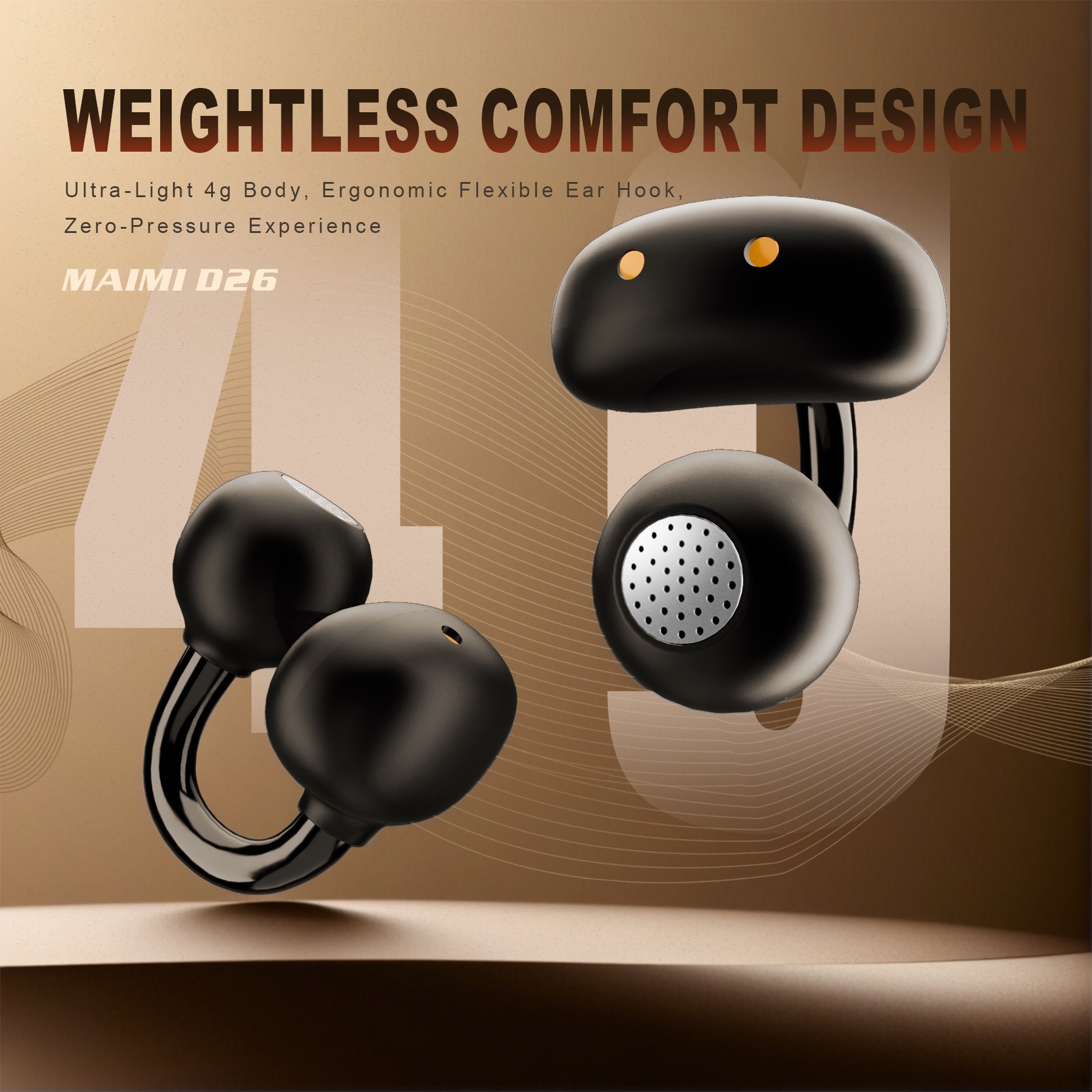D26 Ear Clip Wireless Earbuds D26 Ear Clip Wireless Earbuds