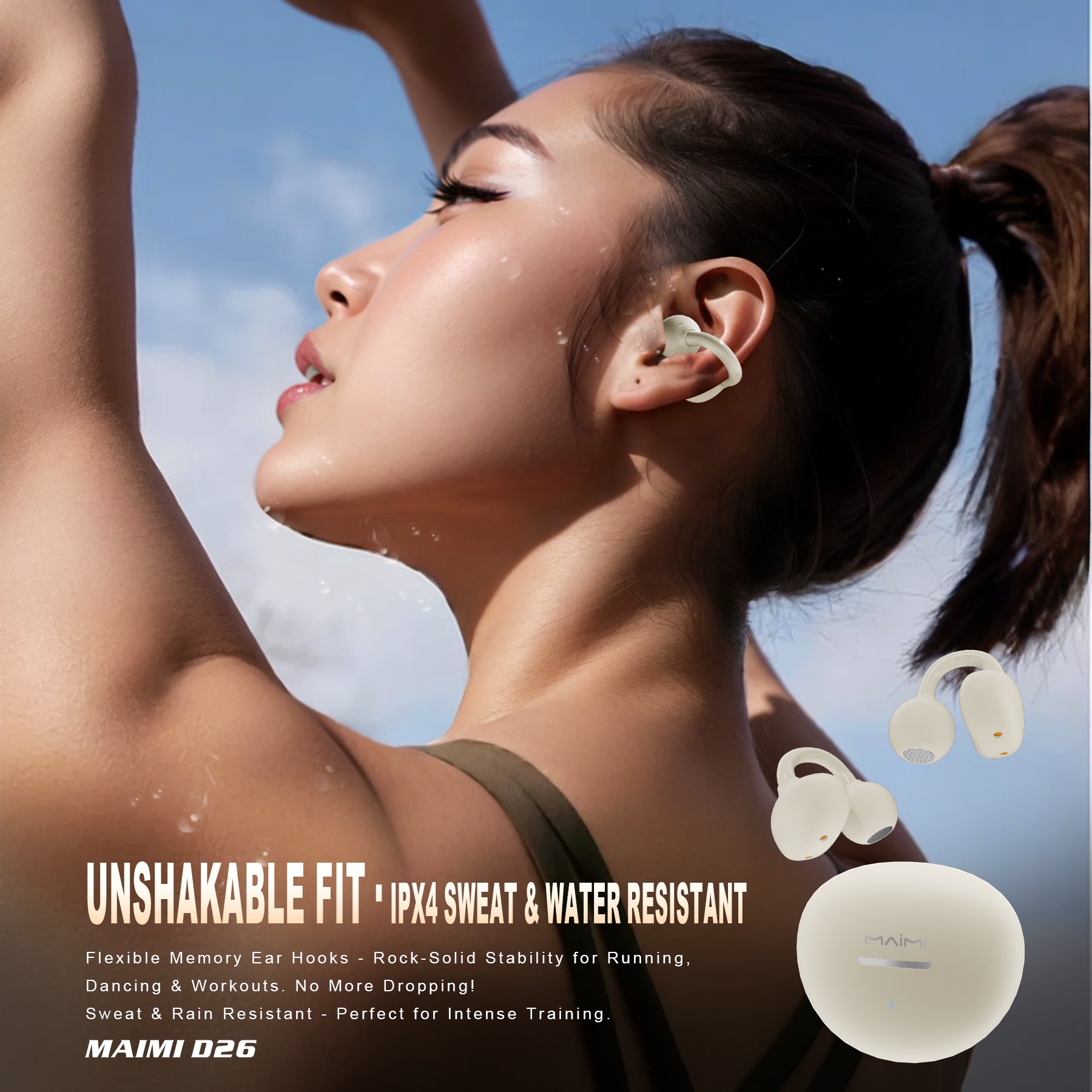 D26 Ear Clip Wireless Earbuds D26 Ear Clip Wireless Earbuds