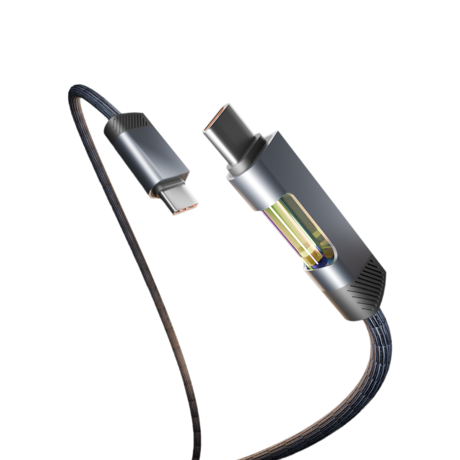 X106 Colorful Lamp Braided Fast Charging Data Cable