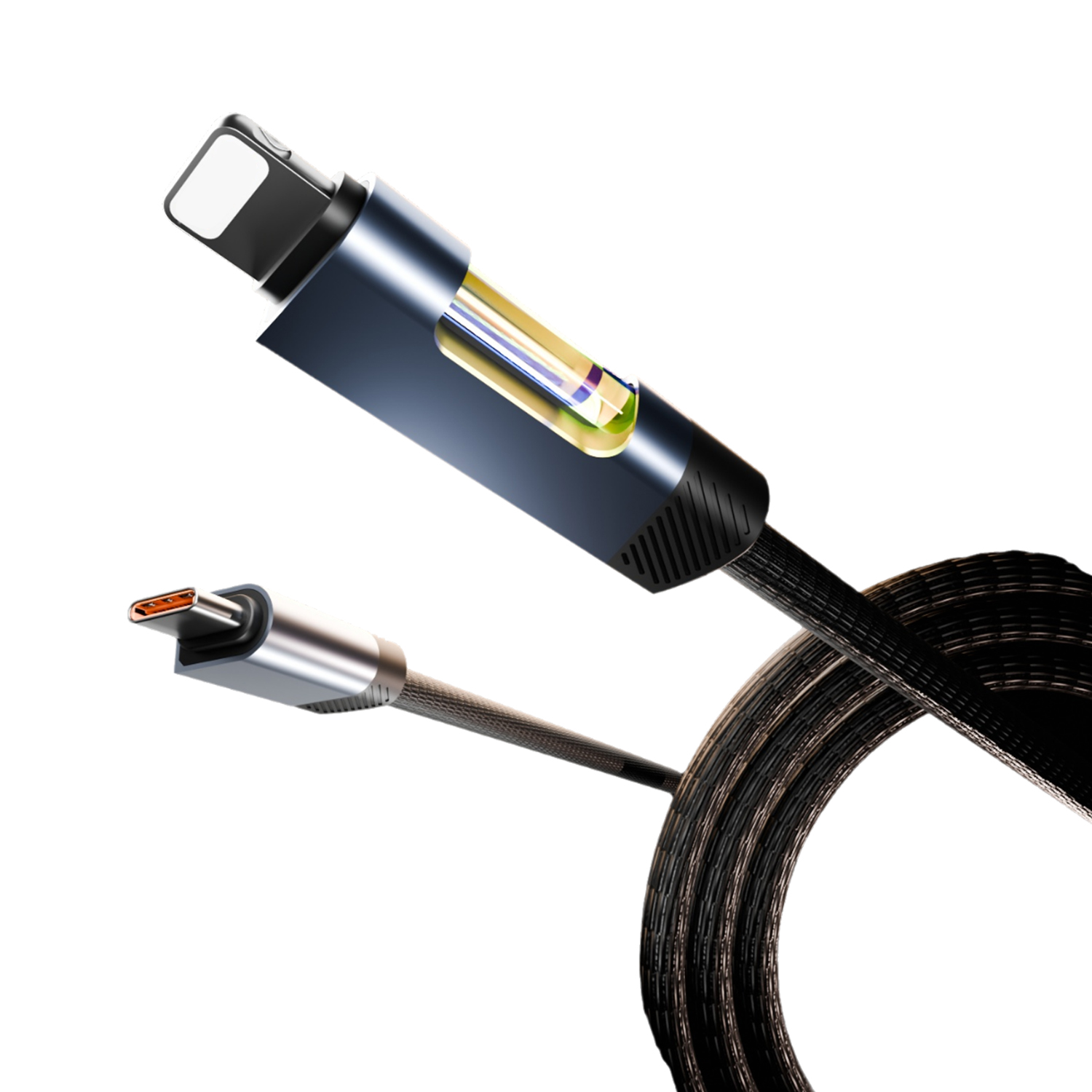 X106 Colorful Lamp Braided Fast Charging Data Cable