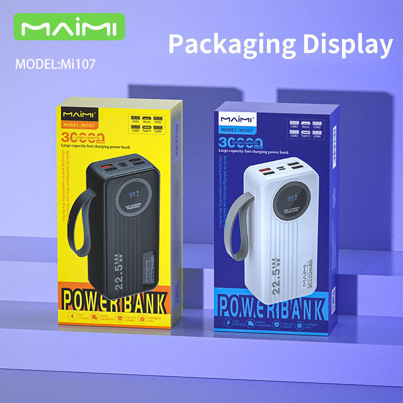 Maimi 30000mAh/40000mAh Power Bank | 22.5W PD Fast Charging Power Banks Wholesale B2B Maimi 30000mAh/40000mAh Power Bank | 22.5W PD Fast Charging Power Banks Wholesale B2B
