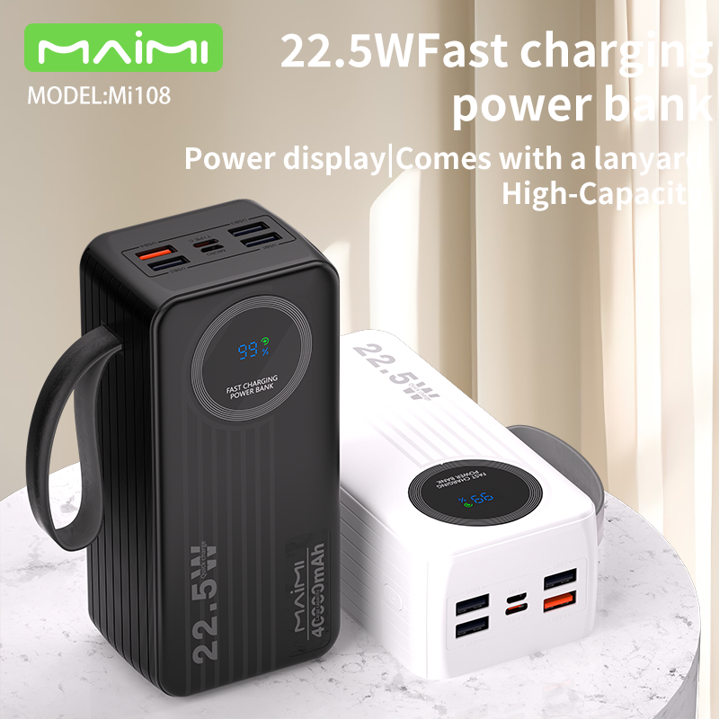 Maimi 30000mAh/40000mAh Power Bank | 22.5W PD Fast Charging Power Banks Wholesale B2B Maimi 30000mAh/40000mAh Power Bank | 22.5W PD Fast Charging Power Banks Wholesale B2B