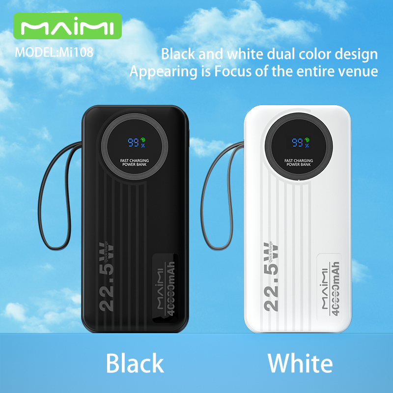 Maimi 30000mAh/40000mAh Power Bank | 22.5W PD Fast Charging Power Banks Wholesale B2B Maimi 30000mAh/40000mAh Power Bank | 22.5W PD Fast Charging Power Banks Wholesale B2B
