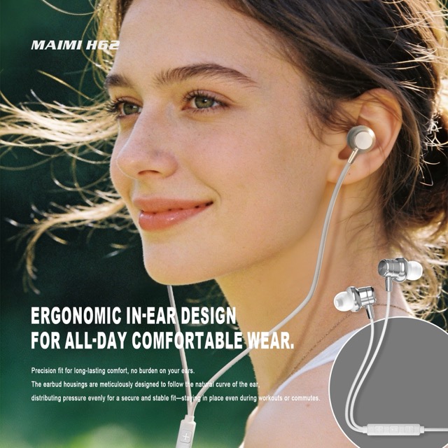 Maimi H62 Type-C Digital Metal Wired Earphones Maimi H62 Type-C Digital Metal Wired Earphones