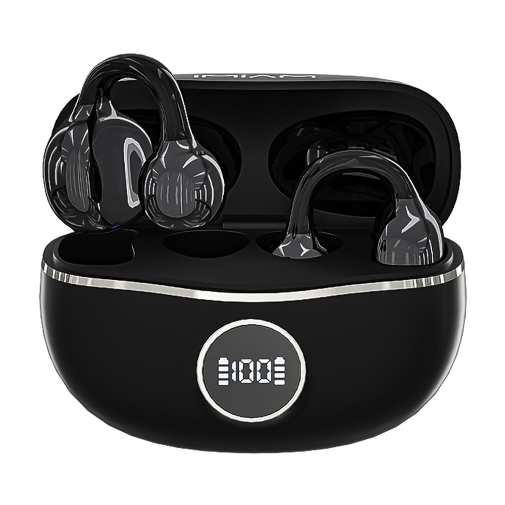 Maimi D31 Ear Clip Bluetooth Earbuds V6.0 | Open-Ear Design with LED Display & Long Battery Life