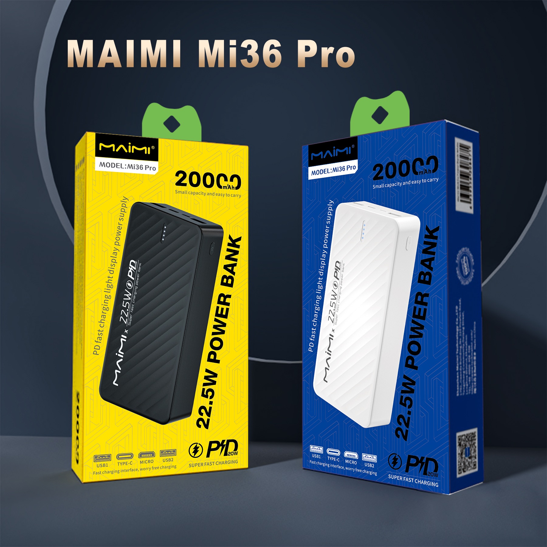 20000mAh Fast Charging Power Bank with PD20W & 22.5W Output | OEM Portable Power Bank Manufacturer 20000mAh Fast Charging Power Bank with PD20W & 22.5W Output | OEM Portable Power Bank Manufacturer