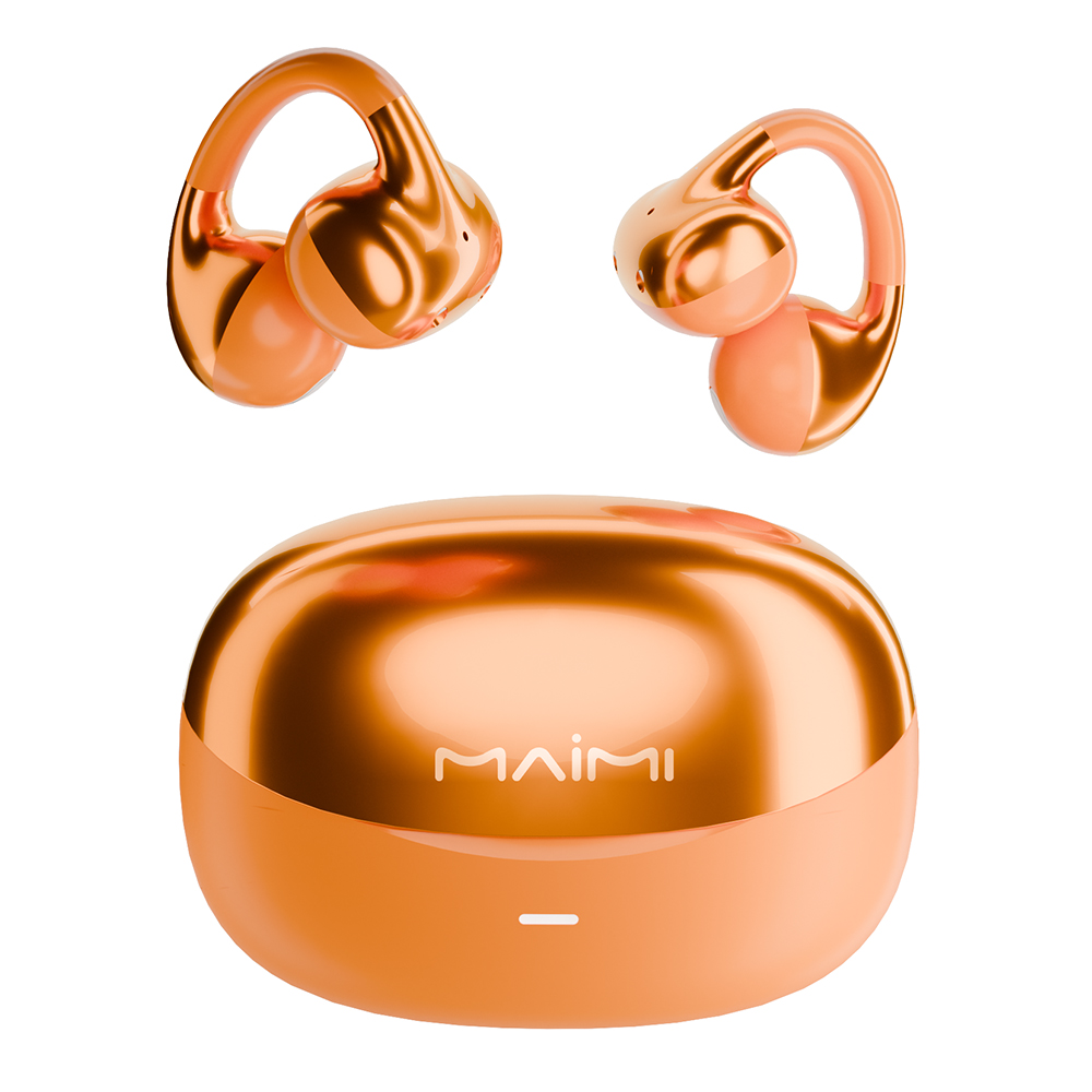 Bluetooth 5.3 Open Ear Clip on Earbuds with Titanium Driver & Noise Reduction Mic | Lightweight