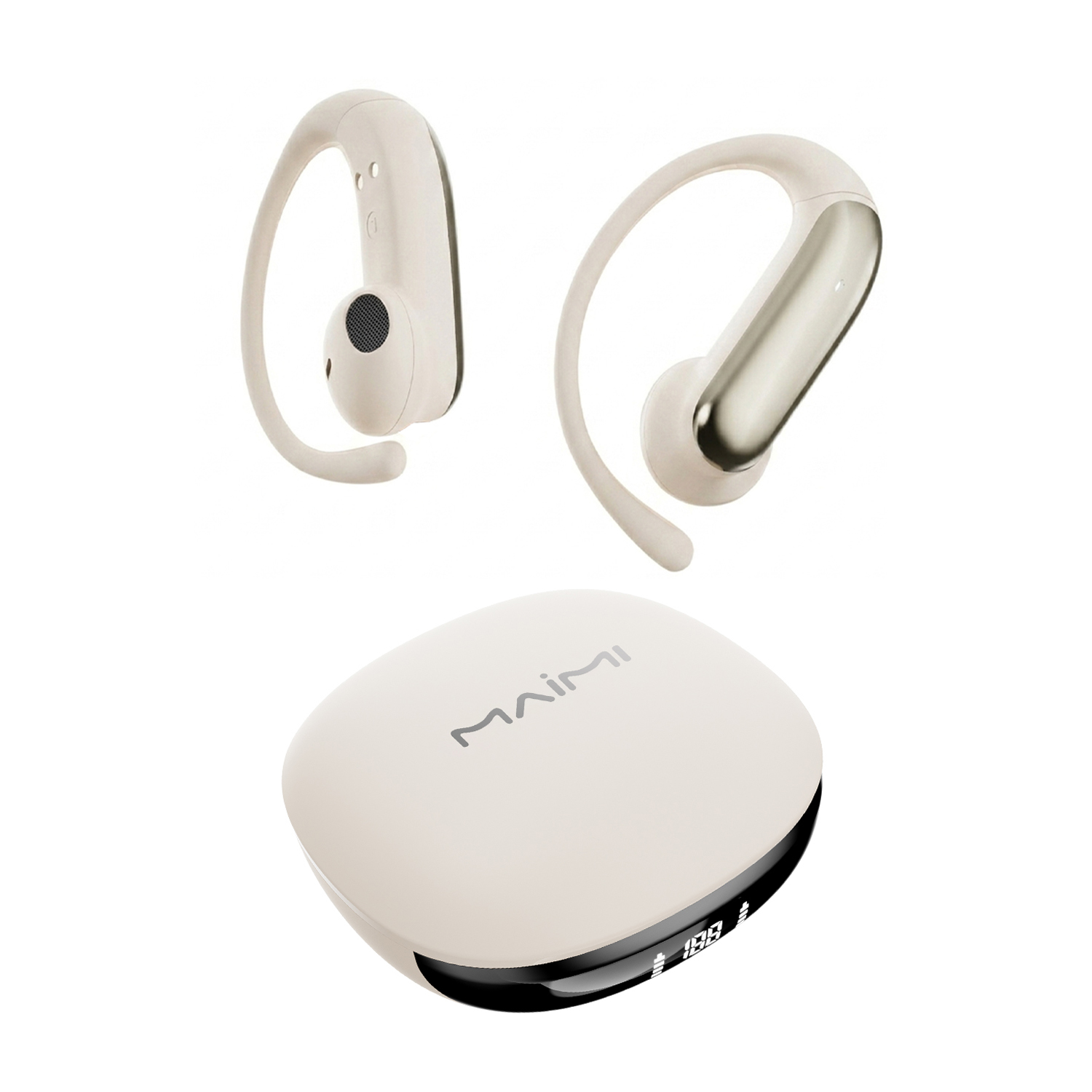 Bluetooth 6.0 Ear Hook Wireless Earbuds with LED Power Display | 18H Playtime Open-Ear Headphones