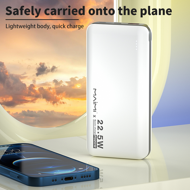 Maimi MI99 20000mAh Fast Charging Power Bank | 22.5W Output & 20W PD Portable Charger Maimi MI99 20000mAh Fast Charging Power Bank | 22.5W Output & 20W PD Portable Charger