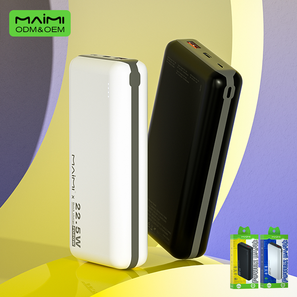 Maimi MI99 20000mAh Fast Charging Power Bank | 22.5W Output & 20W PD Portable Charger Maimi MI99 20000mAh Fast Charging Power Bank | 22.5W Output & 20W PD Portable Charger