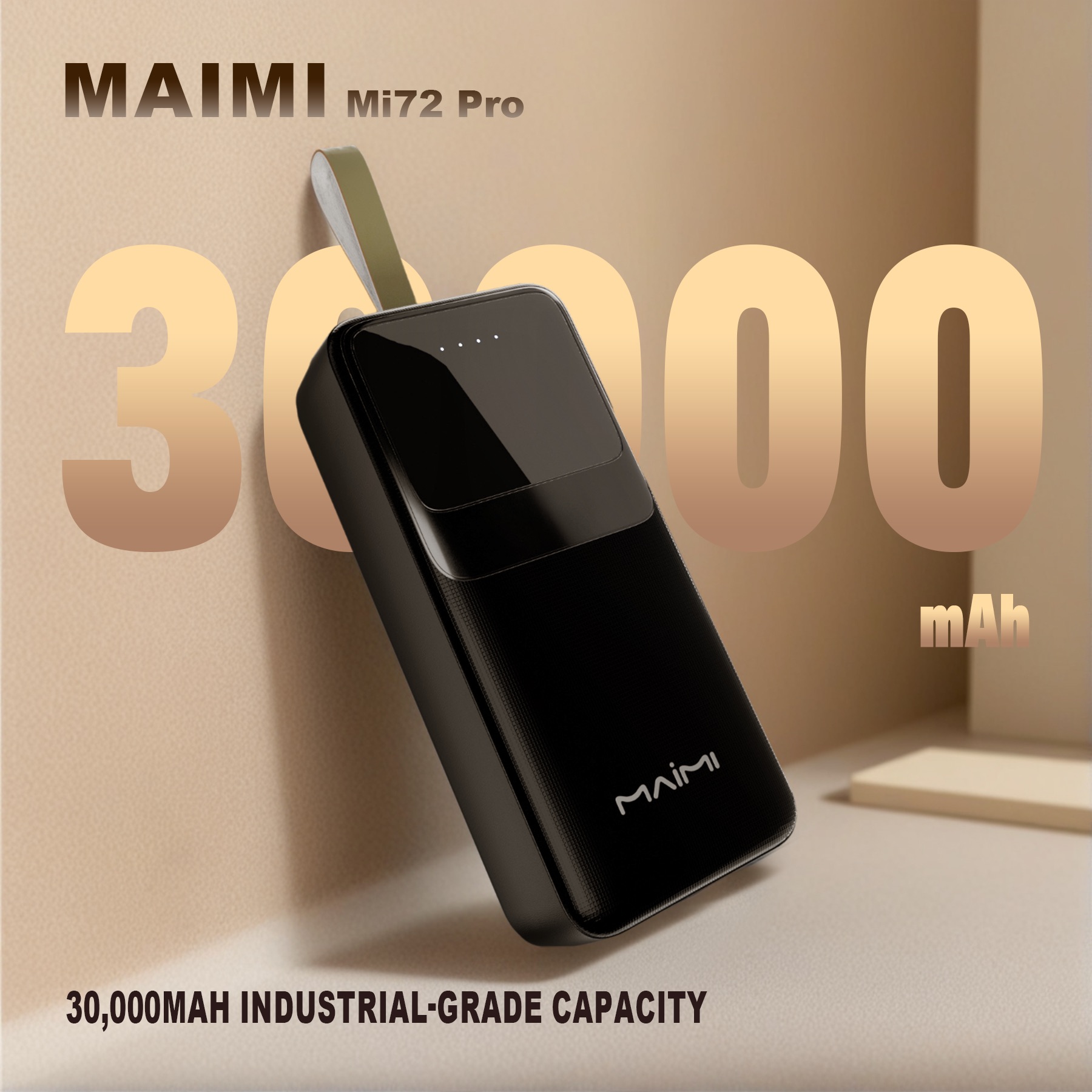 30000mAh Fast Charging Power Bank 22.5W | Portable Charger with USB-C & Dual USB Outputs
