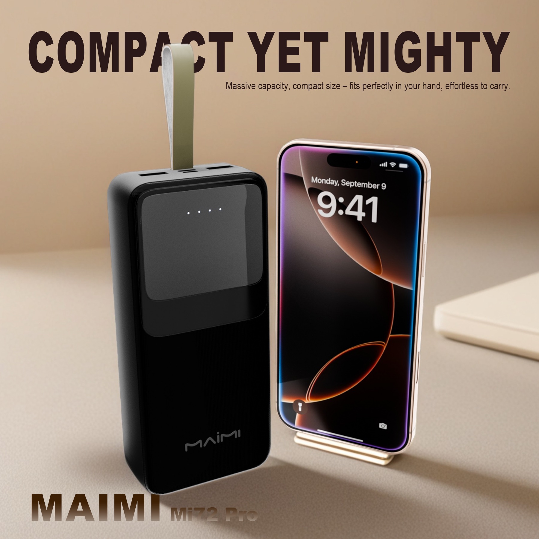 30000mAh Fast Charging Power Bank 22.5W | Portable Charger with USB-C & Dual USB Outputs