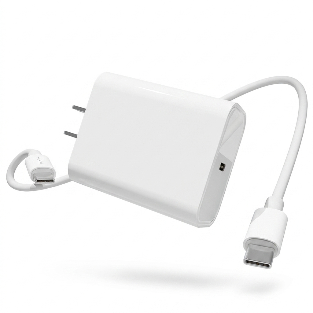 30W USB-C PD Fast Charger with 1M 60W USB-C to USB-C Cable | Fast Charging Charger Set