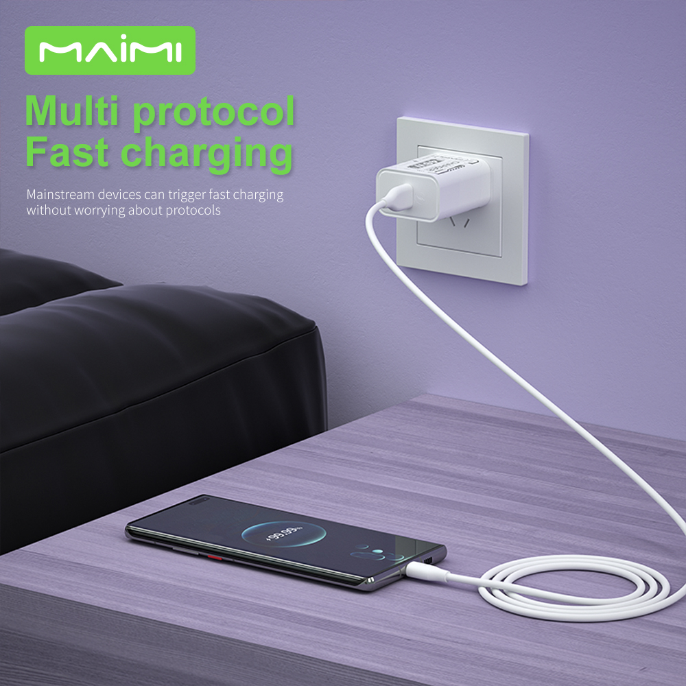 40W USB-A Fast Charger US Plug | Universal Fast Charging Wall Charger for iPhone & Android