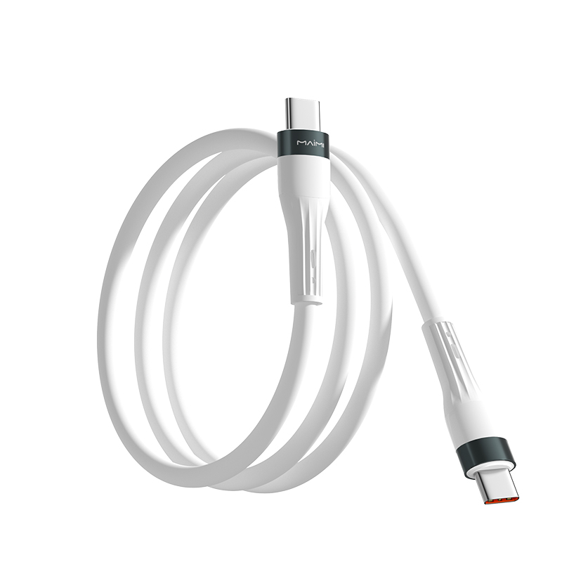 1.5M USB-C to USB-C Silicone Fast Charging Cable | 60W Metal Type-C Charging Cable